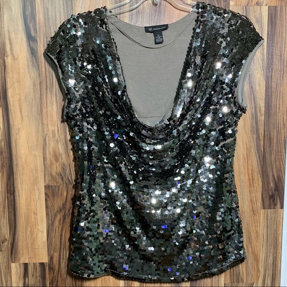 INC International Concepts Tops - INC International Concepts Sequin Dress Shirt
